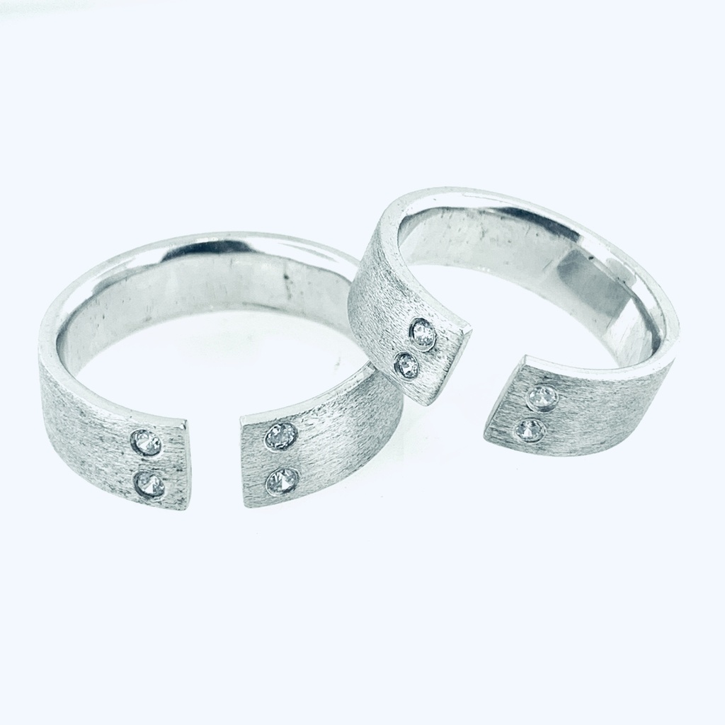 ARGOLLA PACMAN CON 4 DIAMANTES