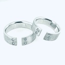 ARGOLLA PACMAN CON 4 DIAMANTES