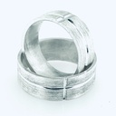 ARGOLLA MATE CON CRUZ BRILLANTE