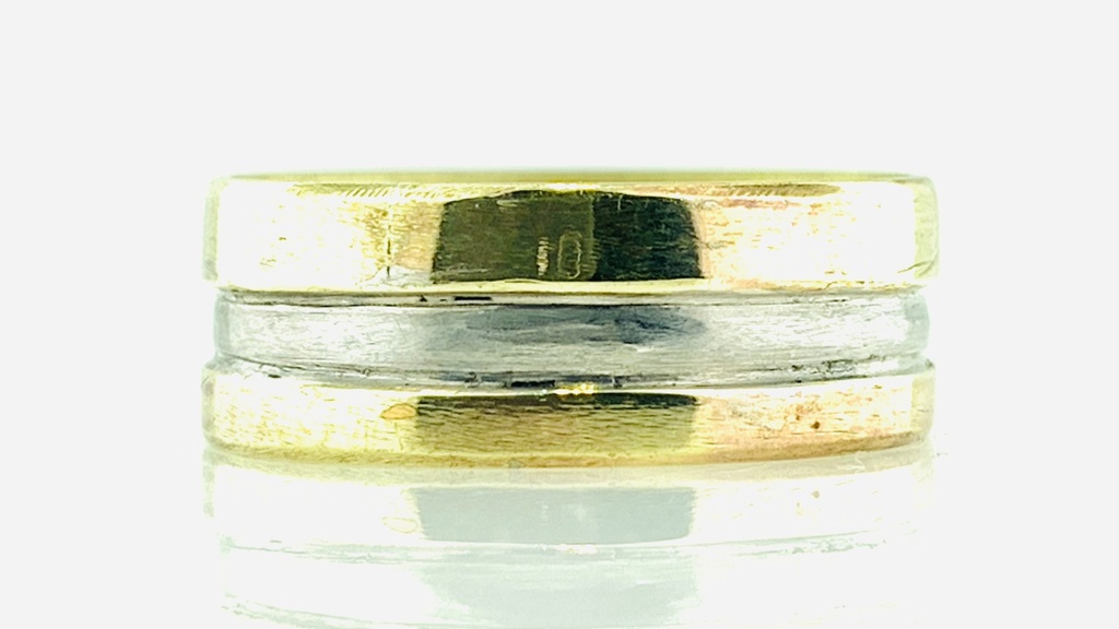 ARGOLLA LISA CON DOBLE CANAL