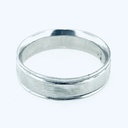 ARGOLLA MATE AL CENTRO FILO LUSTRE BRILLANTE