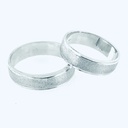 ARGOLLA MATE AL CENTRO FILO LUSTRE BRILLANTE