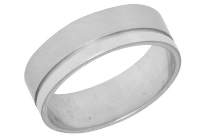 ARGOLLA BCA MATE CON UN FILO BRILLANTE