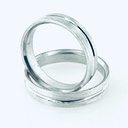 ARGOLLA CINTILLA LUSTRE AL CENTRO