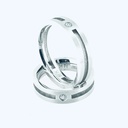 ARGOLLA DOS BRAZOS PARALELOS CIRC 0.04 AL CENTRO 