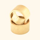 ARGOLLA ANCHA LIJA GRUESA PERPENDICULAR ROSA