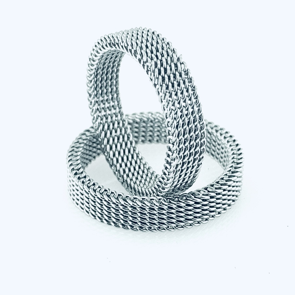 ARGOLLA MALLA DELGADA BCO