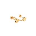 BROQUEL ESTRELLA LISA CORAZON LISO 10K