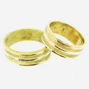 ARGOLLA ARENADO CON LINEAS BRILLANTE