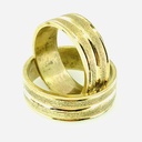 ARGOLLA ARENADO CON LINEAS BRILLANTE