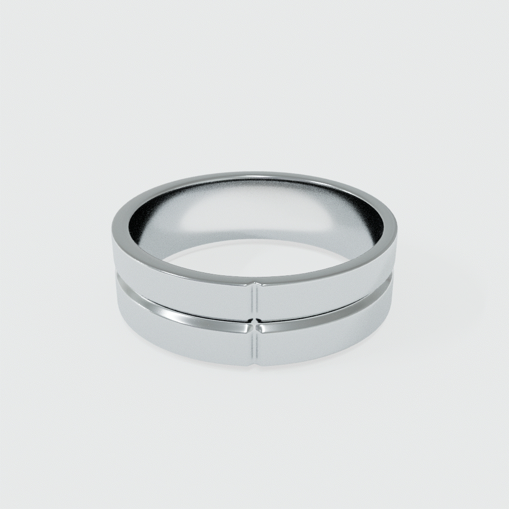 ARGOLLA MATE CON CRUZ BRILLANTE