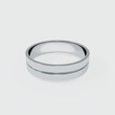 ARGOLLA MATE CON DOS LINEAS BRILLANTES Y DOS CIRCONIAS