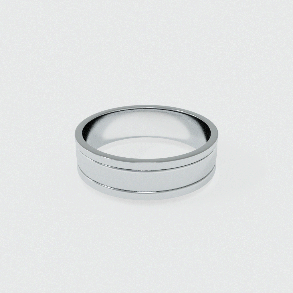 ARGOLLA BCO AL CENTRO BRILLANTE CON FILO AMA