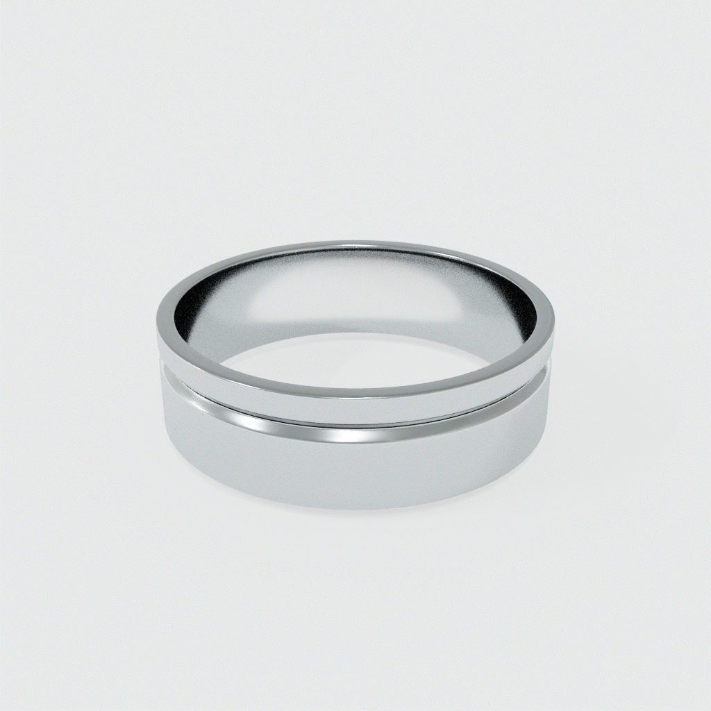 ARGOLLA BCA MATE CON UN FILO BRILLANTE