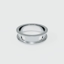 ARGOLLA CARRIL CON PADRE NUESTRO Y ORIFICIO PARA CADENA