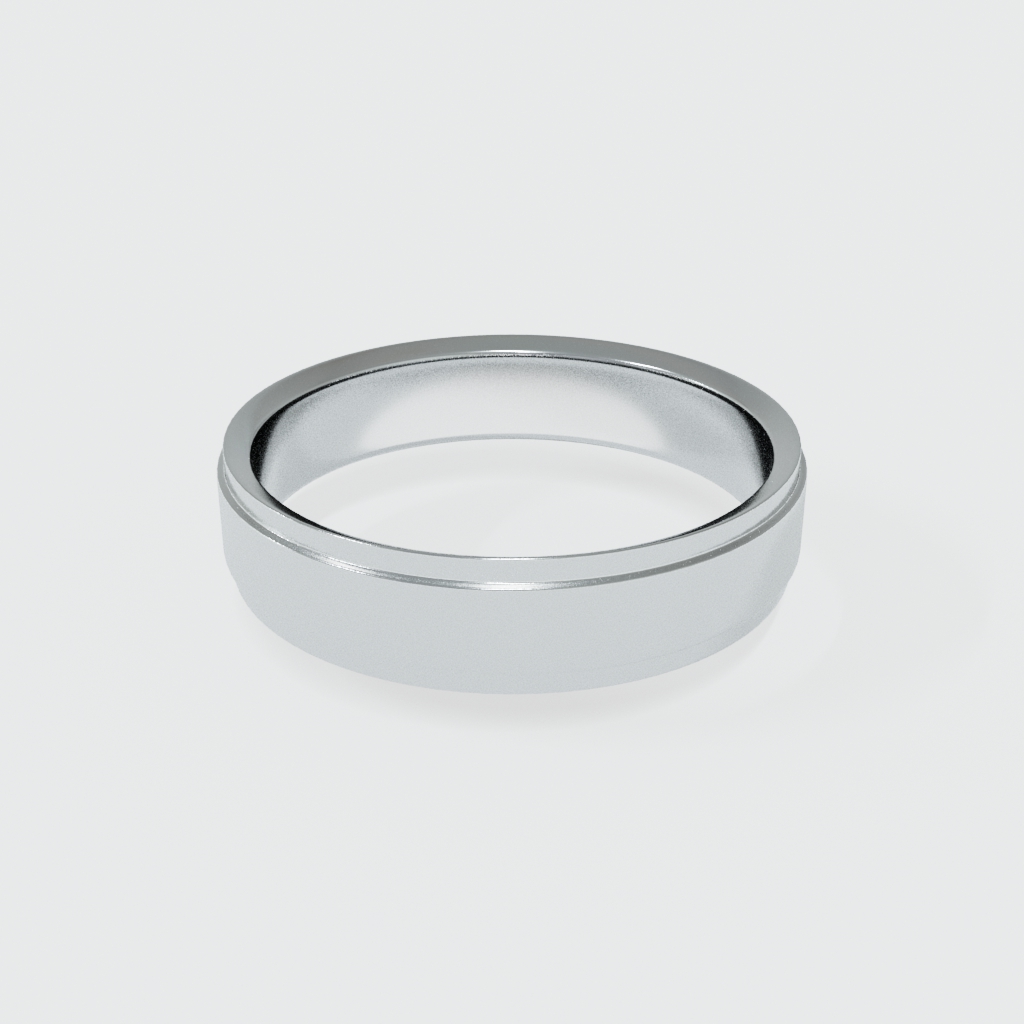 ARGOLLA ESMERILLADA CON LINEAS LUSTRE