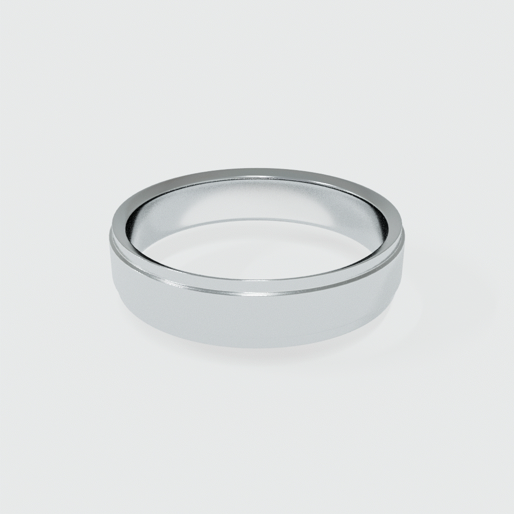 ARGOLLA ESMERILLADA CON LINEAS LUSTRE