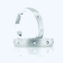 ARGOLLA CENTRO MATE CON CIRC FILO BRILLANTE