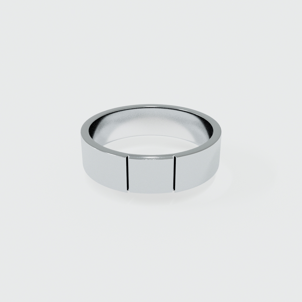 ARGOLLA BLANCA CON CUADRO AL CENTRO ROSA