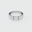 ARGOLLA BLANCA CON CUADRO AL CENTRO ROSA