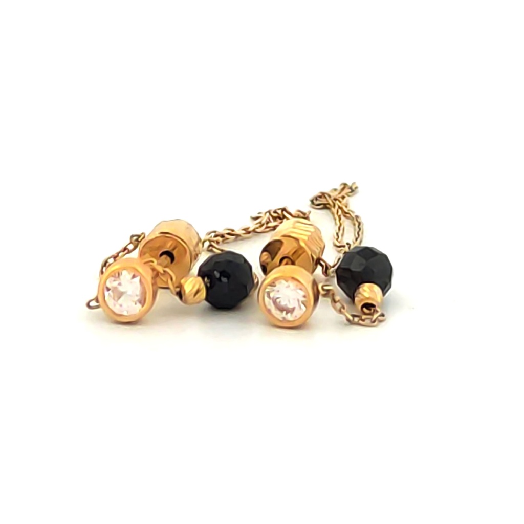 ARETE BARRIL CON CADENA Y ONIX