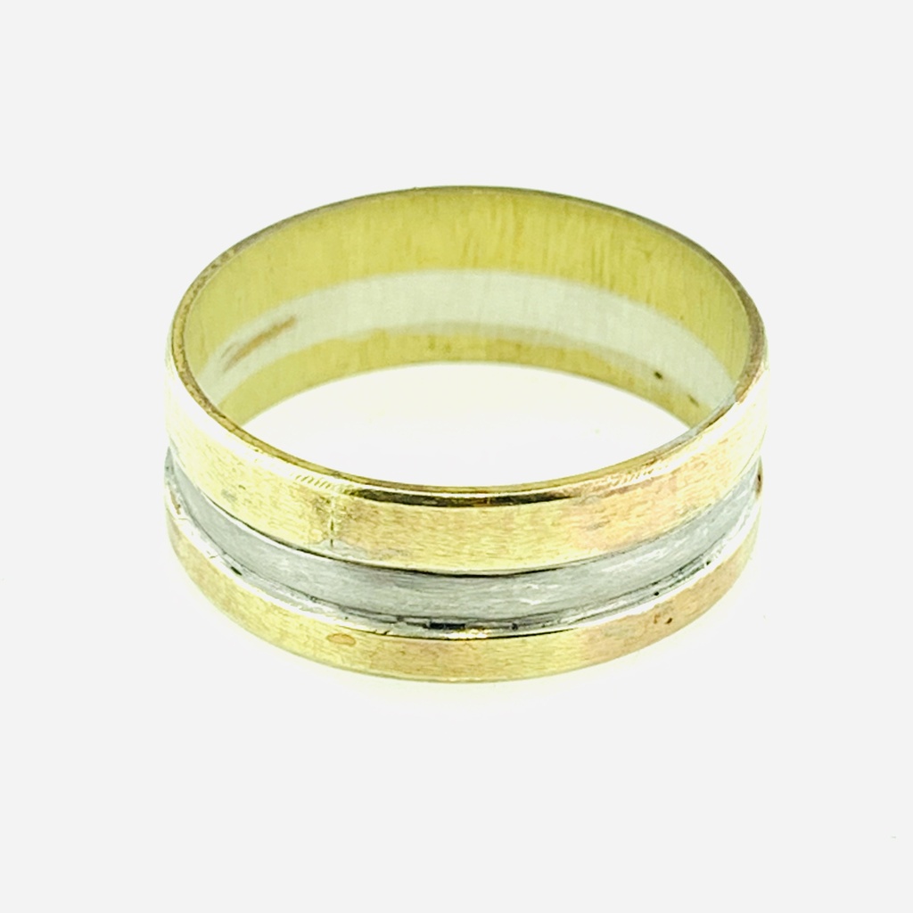 ARGOLLA LISA CON DOBLE CANAL