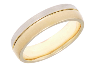 ARGOLLA MITAD AMA MATE MITAD BLANCO BRILLANTE (372014)