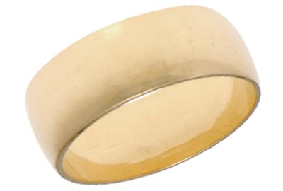 ARGOLLA MEDIA CAÑA LISA