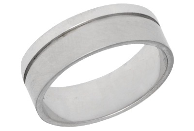 ARGOLLA BCA MATE CON UN FILO BRILLANTE