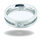 ARGOLLA DOS BRAZOS PARALELOS CIRC 0.04 AL CENTRO 