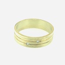 ARGOLLA HILOS BRILLANTE CON PUNTA ZIRCONIA