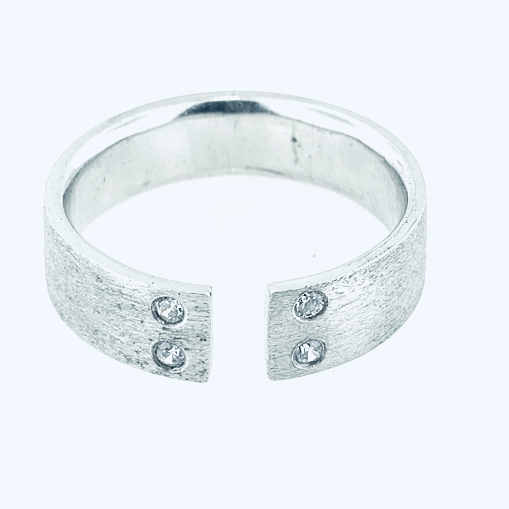 ARGOLLA PACMAN CON 4 DIAMANTES