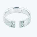 ARGOLLA PACMAN CON 4 DIAMANTES