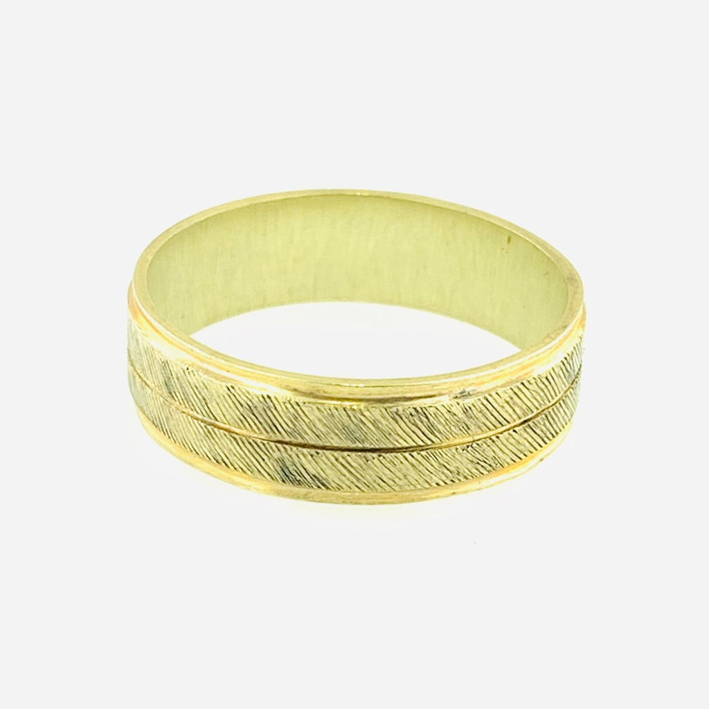 ARGOLLA JASPEADA CON LINEA AL CENTRO