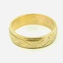 ARGOLLA MEDIA CAÑA ROMBOS 6MM AMA