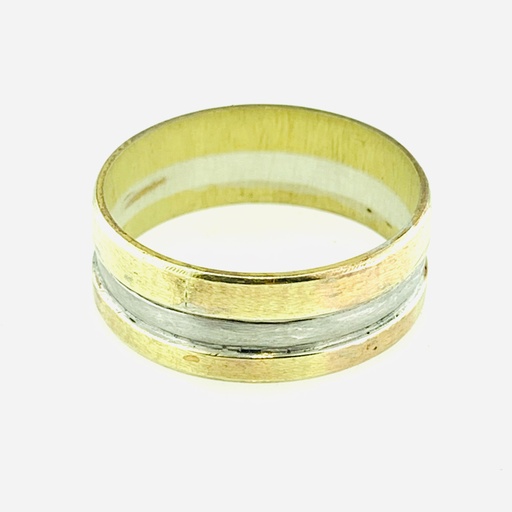 [372005] ARGOLLA LISA CON DOBLE CANAL