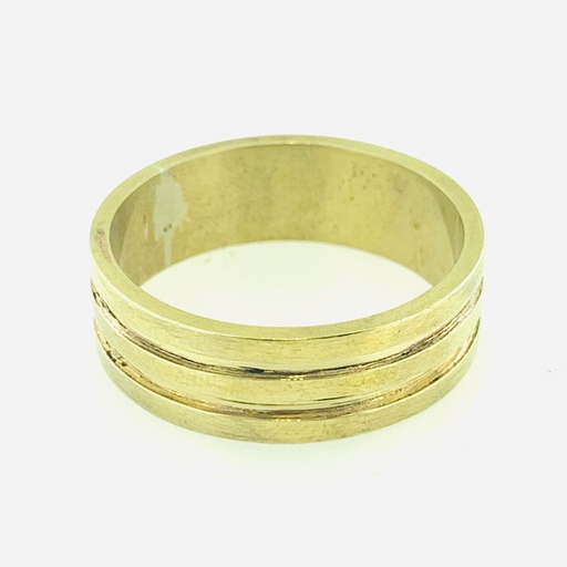 [372016] ARGOLLA MATE AL CENTRO DOS HILOS BRILLANTES