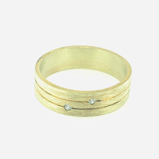 [372227] ARGOLLA HILOS BRILLANTE CON PUNTA ZIRCONIA