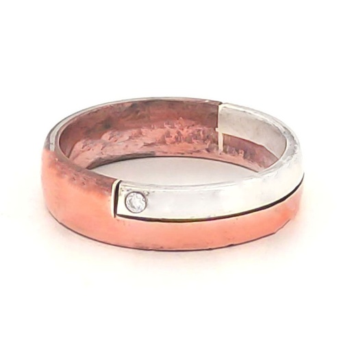 [372321] ARGOLLA BITONO CON ZIRCONIA